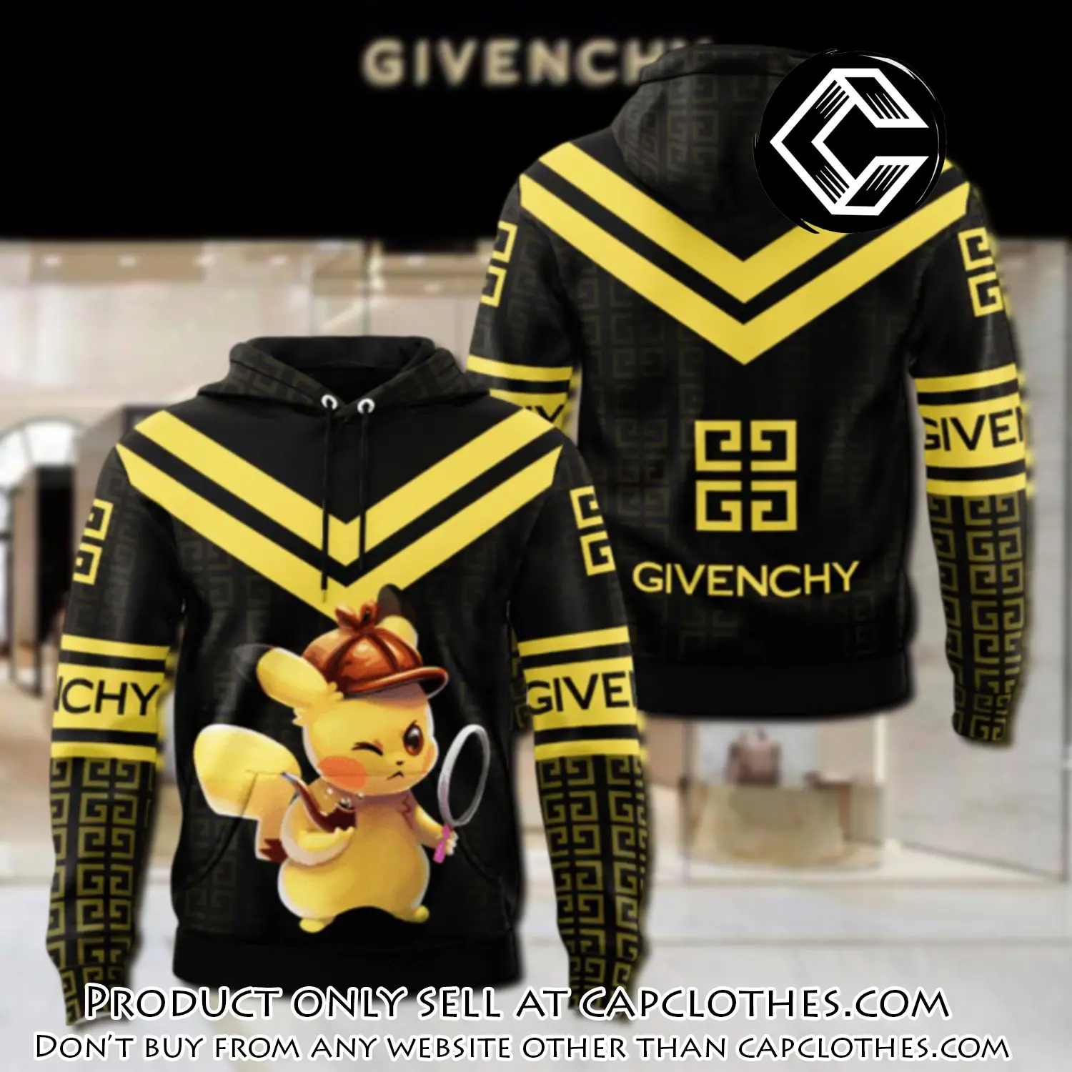 Givenchy pokemon unisex hoodie luxury brand gifts  jh2070 cc5120165